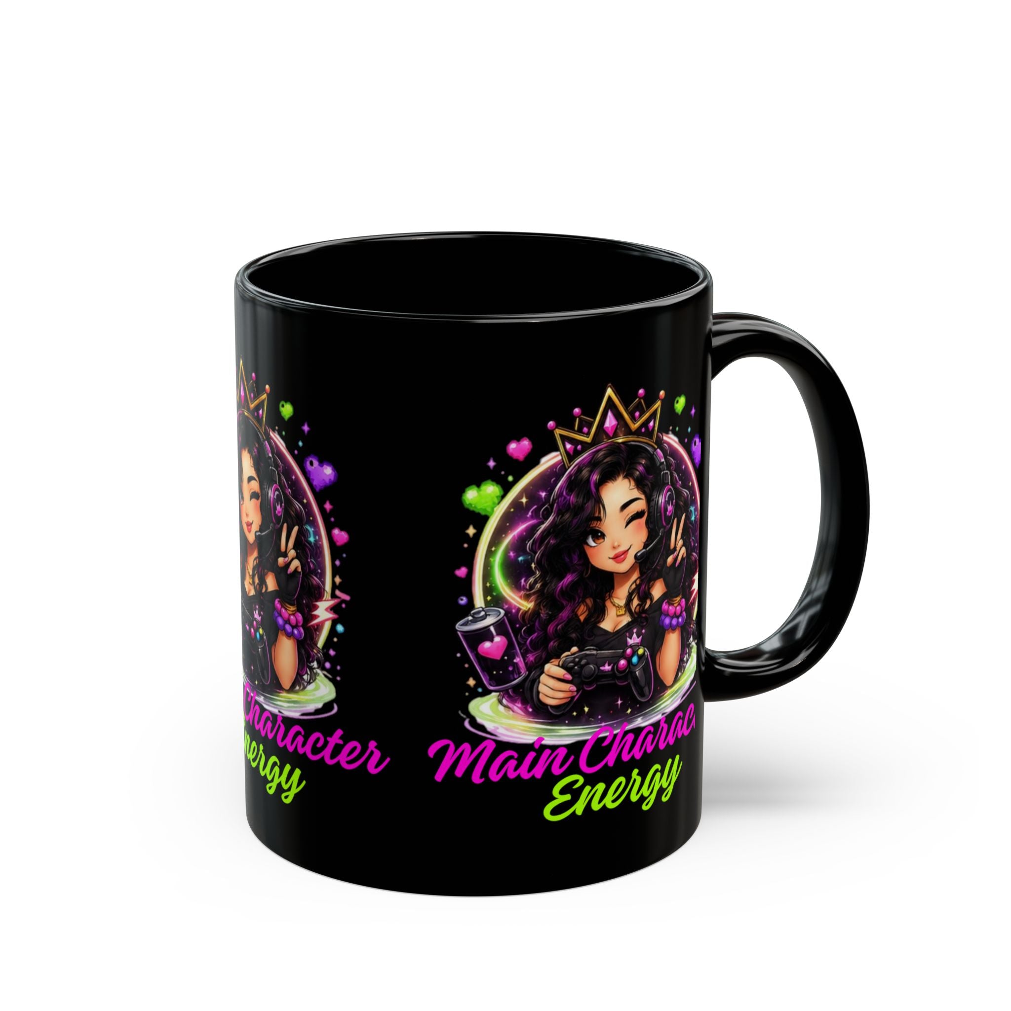 Gamer Ember “MCE” Black Mug
