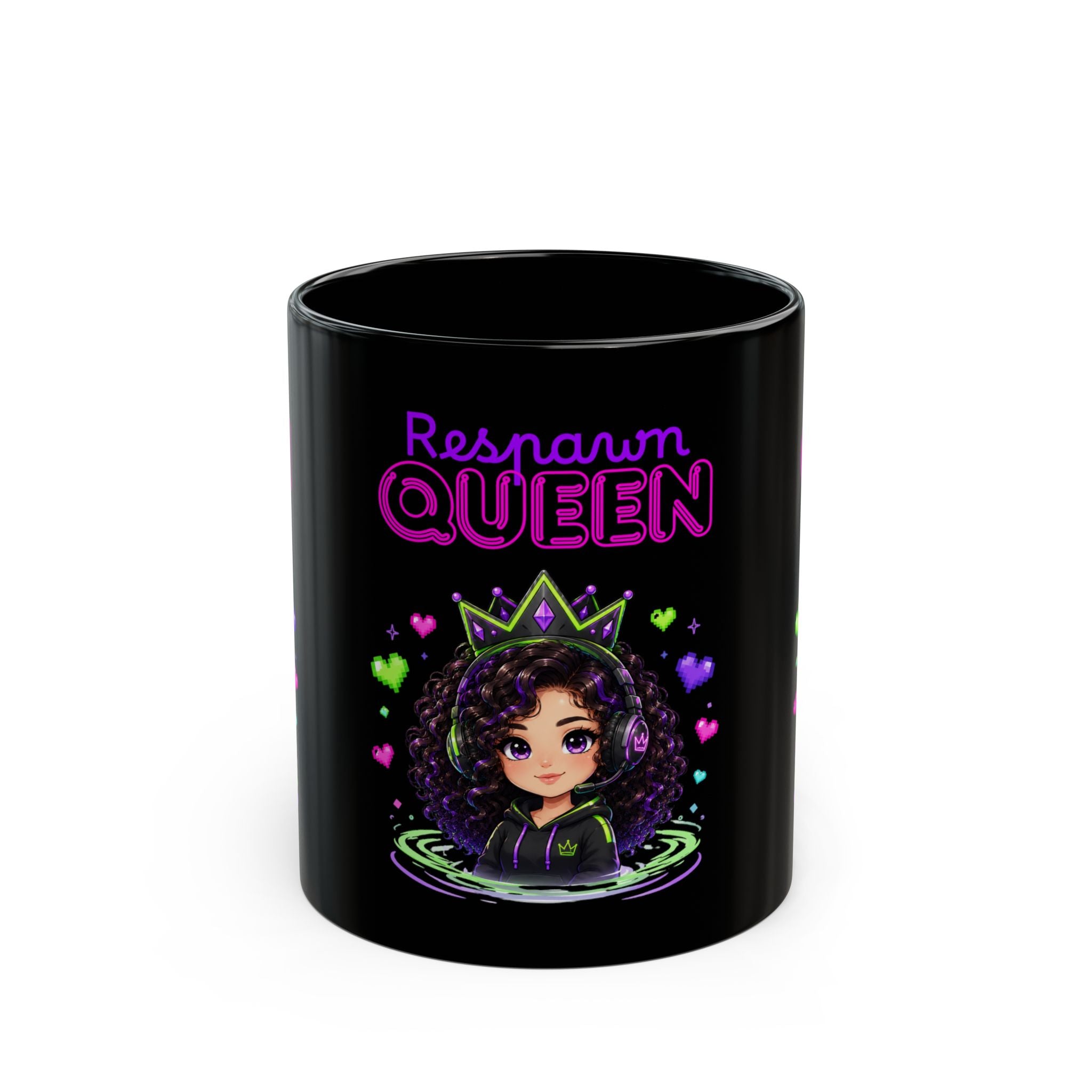 Chibi Queen Sprite Black Mug