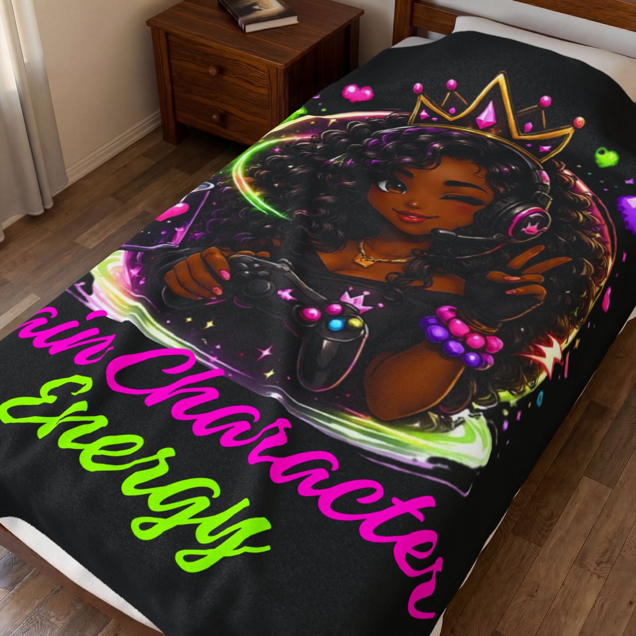 Gamer Luna  “MCE” Plush Blanket