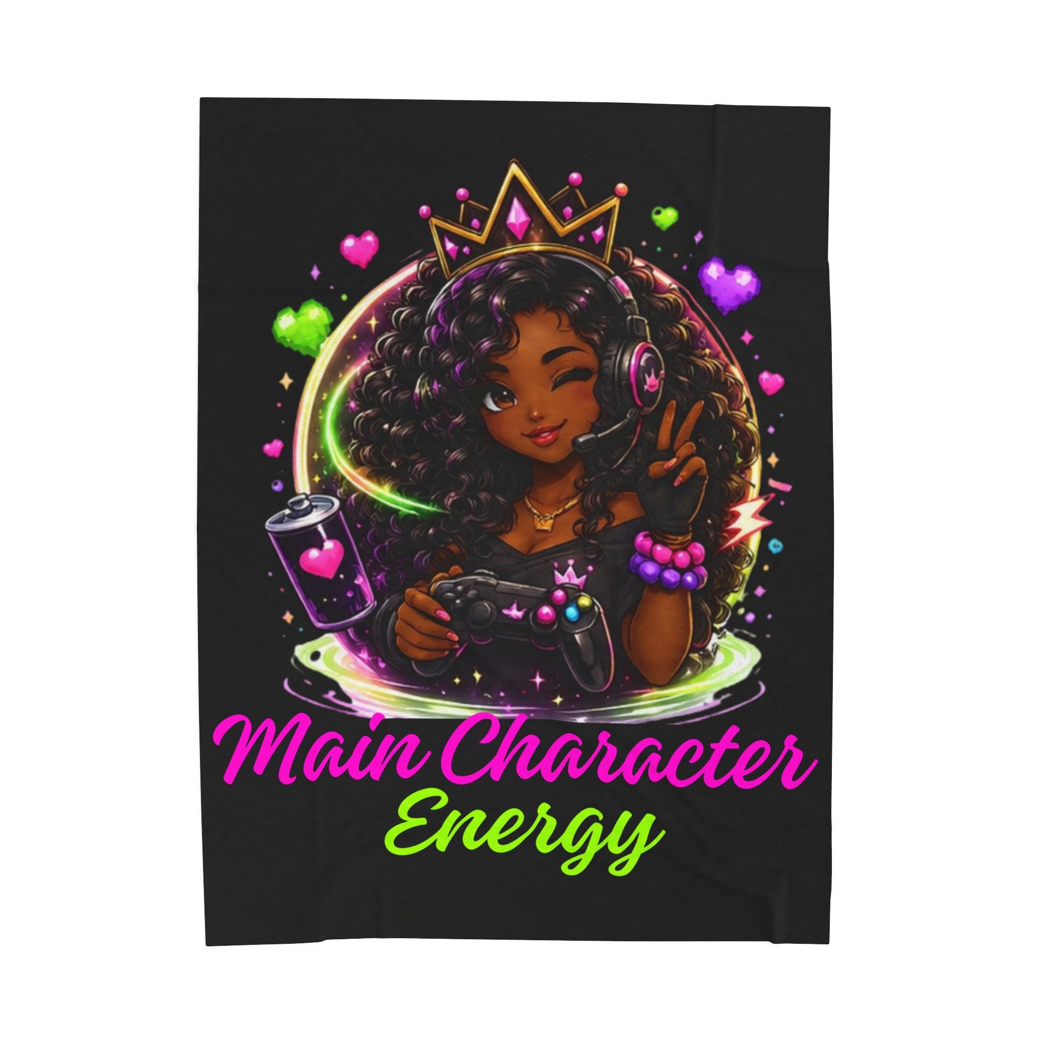 Gamer Luna  “MCE” Plush Blanket