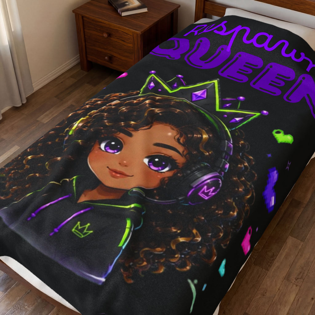 Chibi Queen Phoenix Plush Blanket