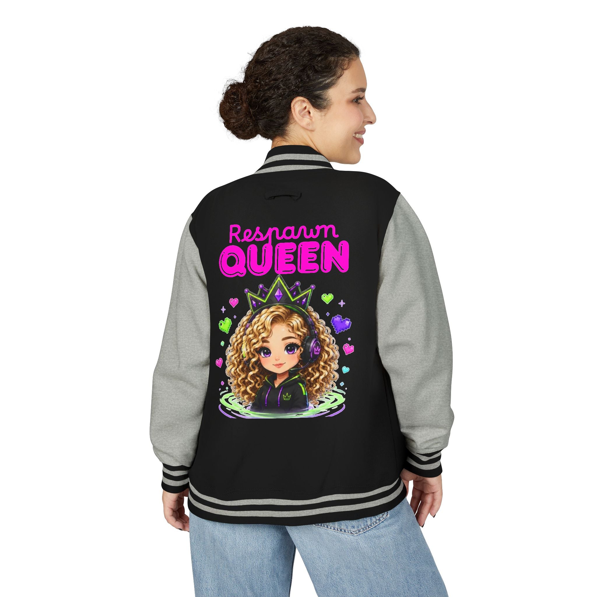 Chibi Queen Faye Letterman Jacket