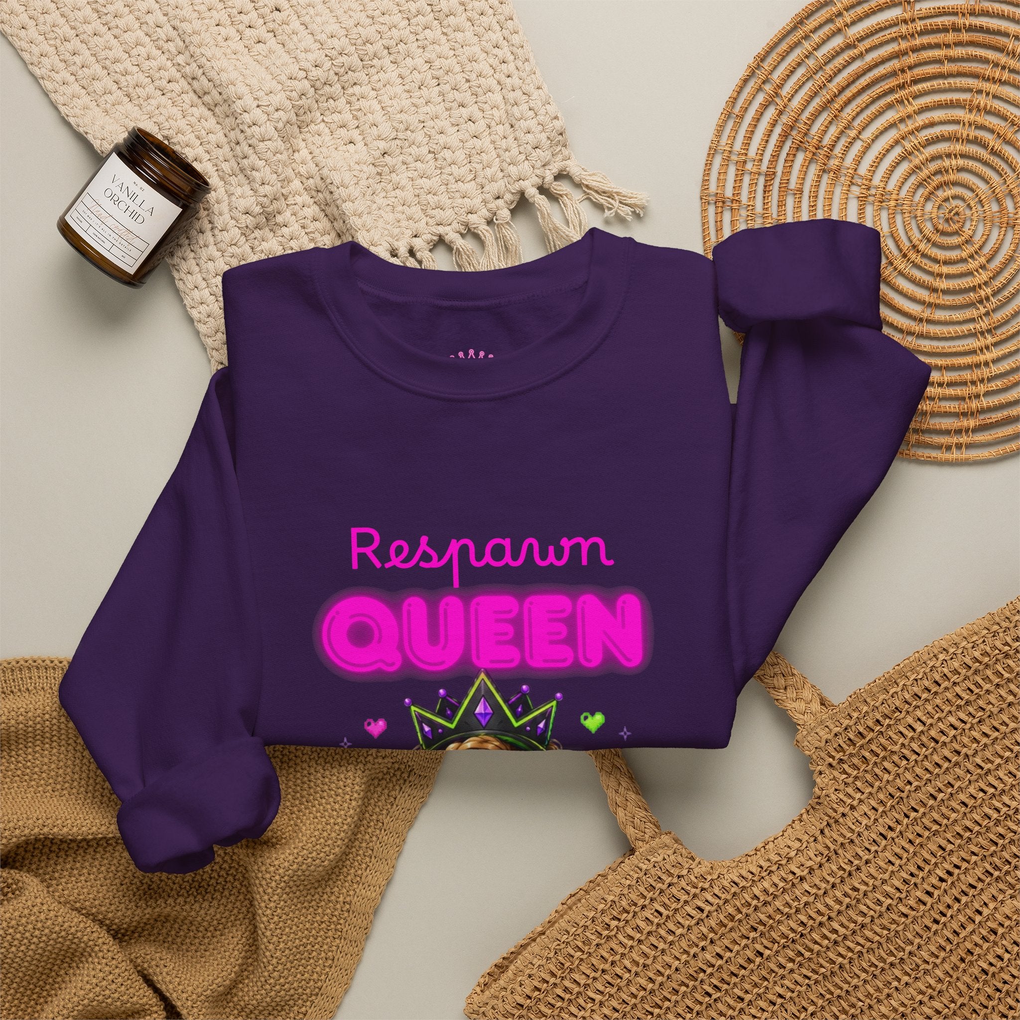 Respawn Queen Cozy Crewneck Sweatshirt