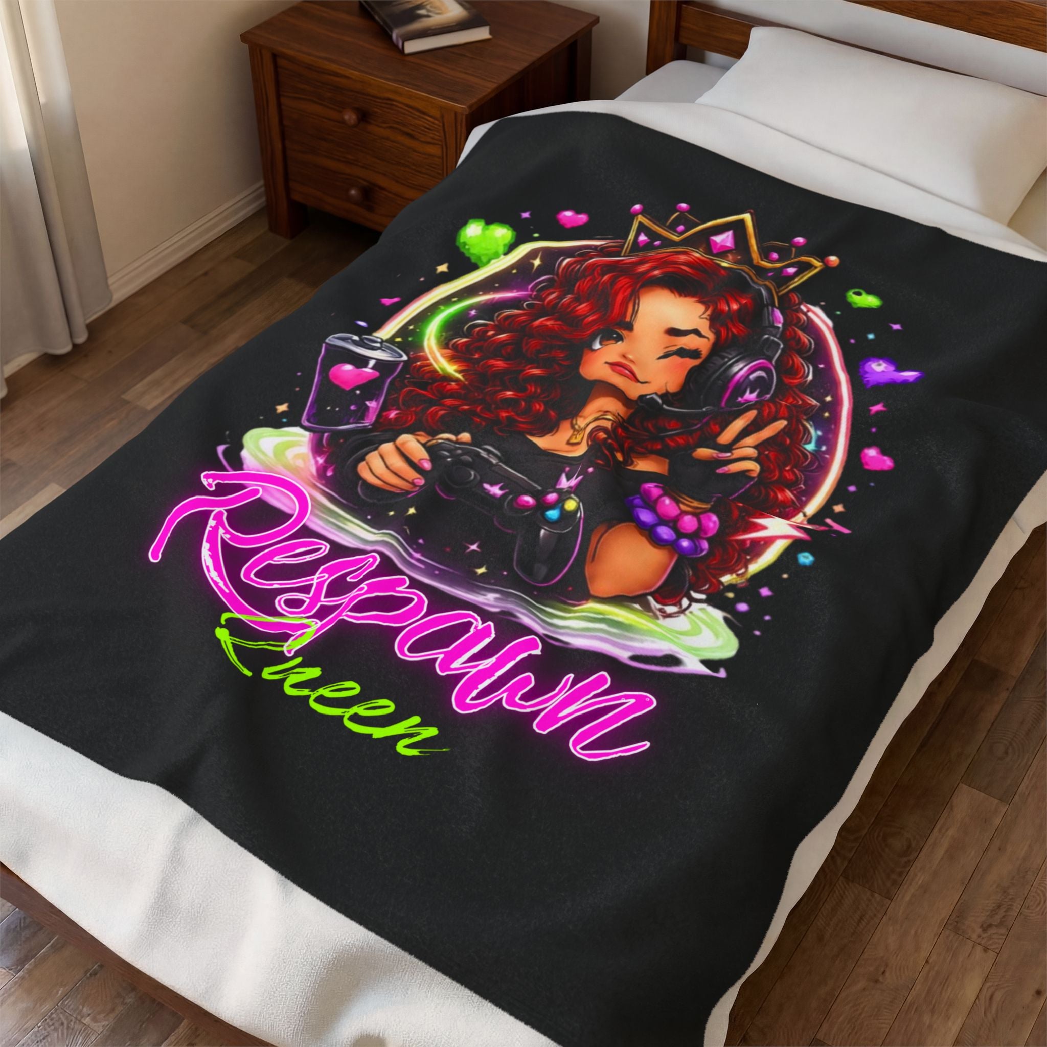 Gamer Roxie "RQ" Plush Blanket