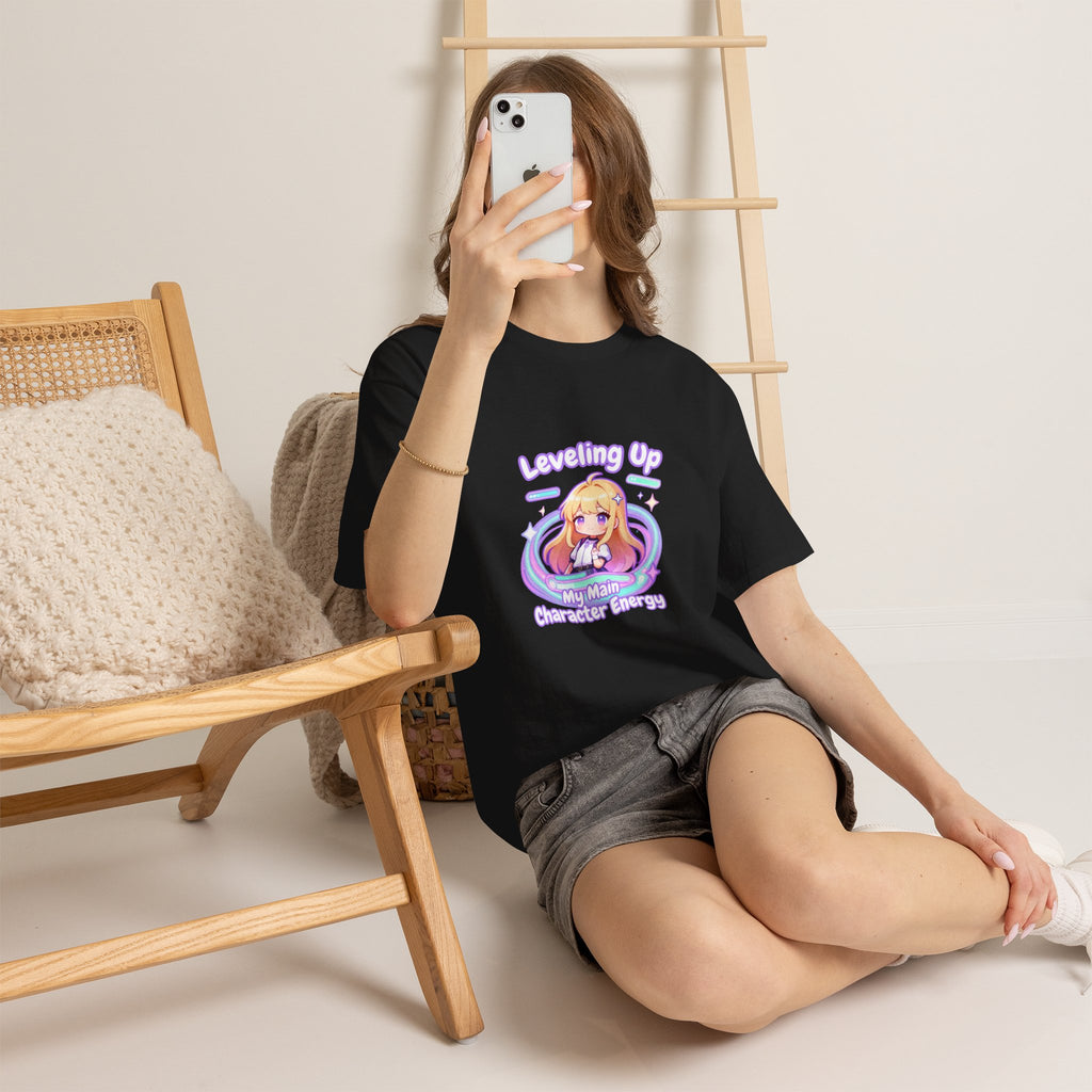 "Leveling Up" Cozy Tee