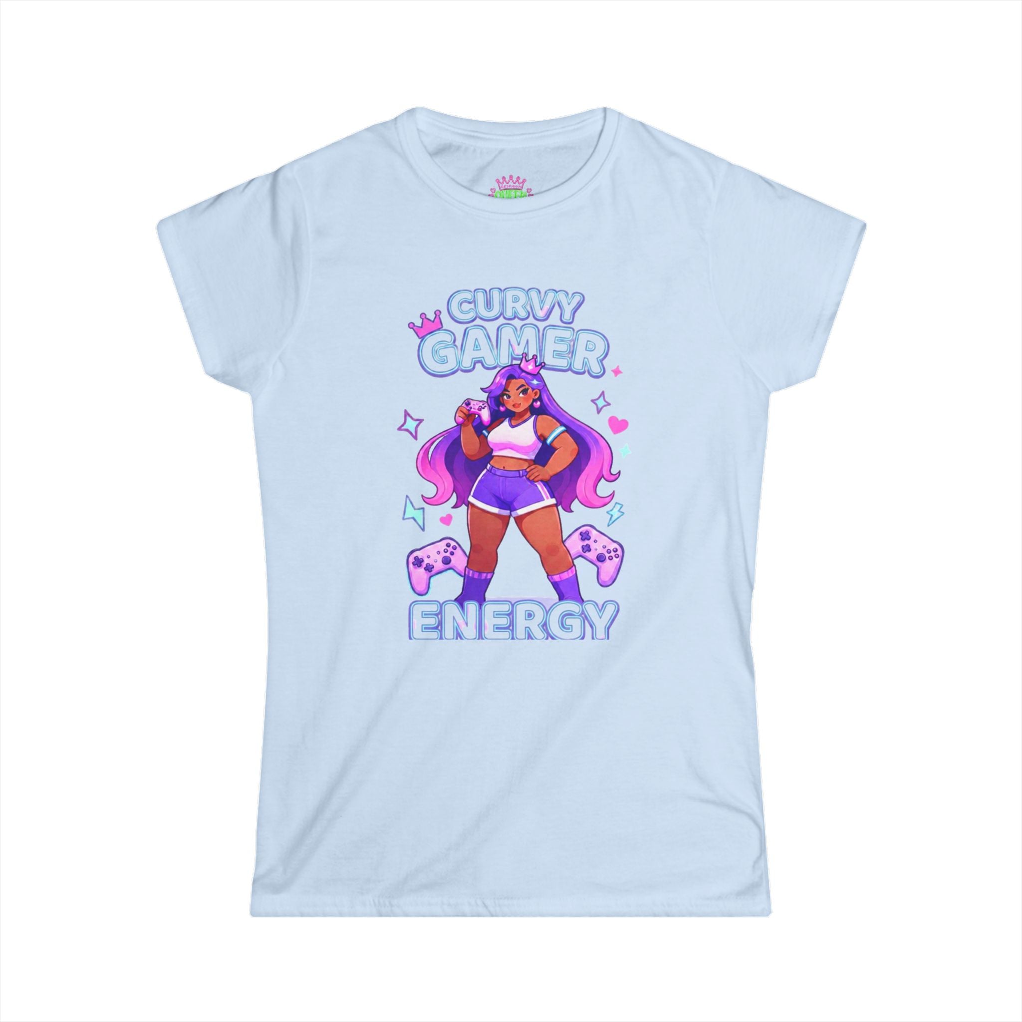 “Curvy Gamer Energy” Cozy Tee