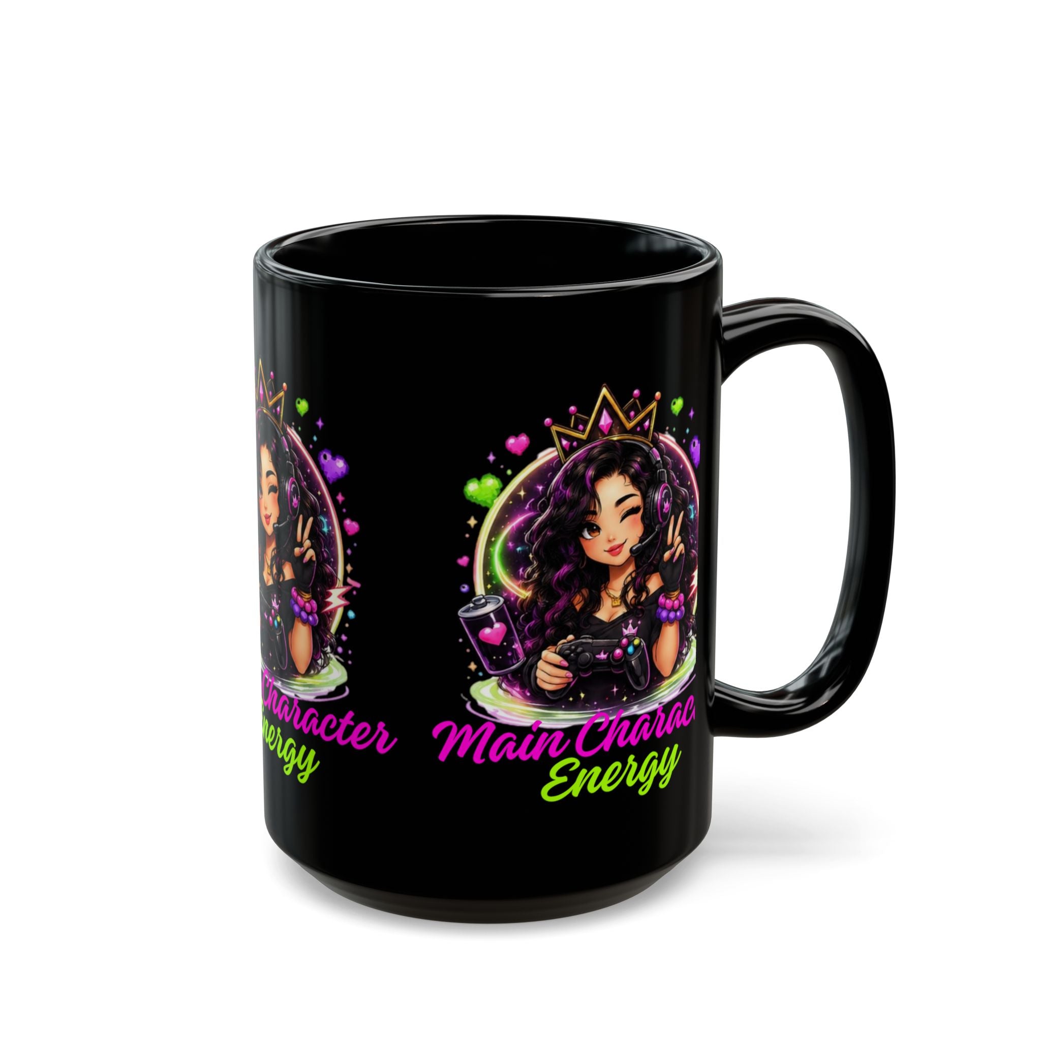 Gamer Ember “MCE” Black Mug