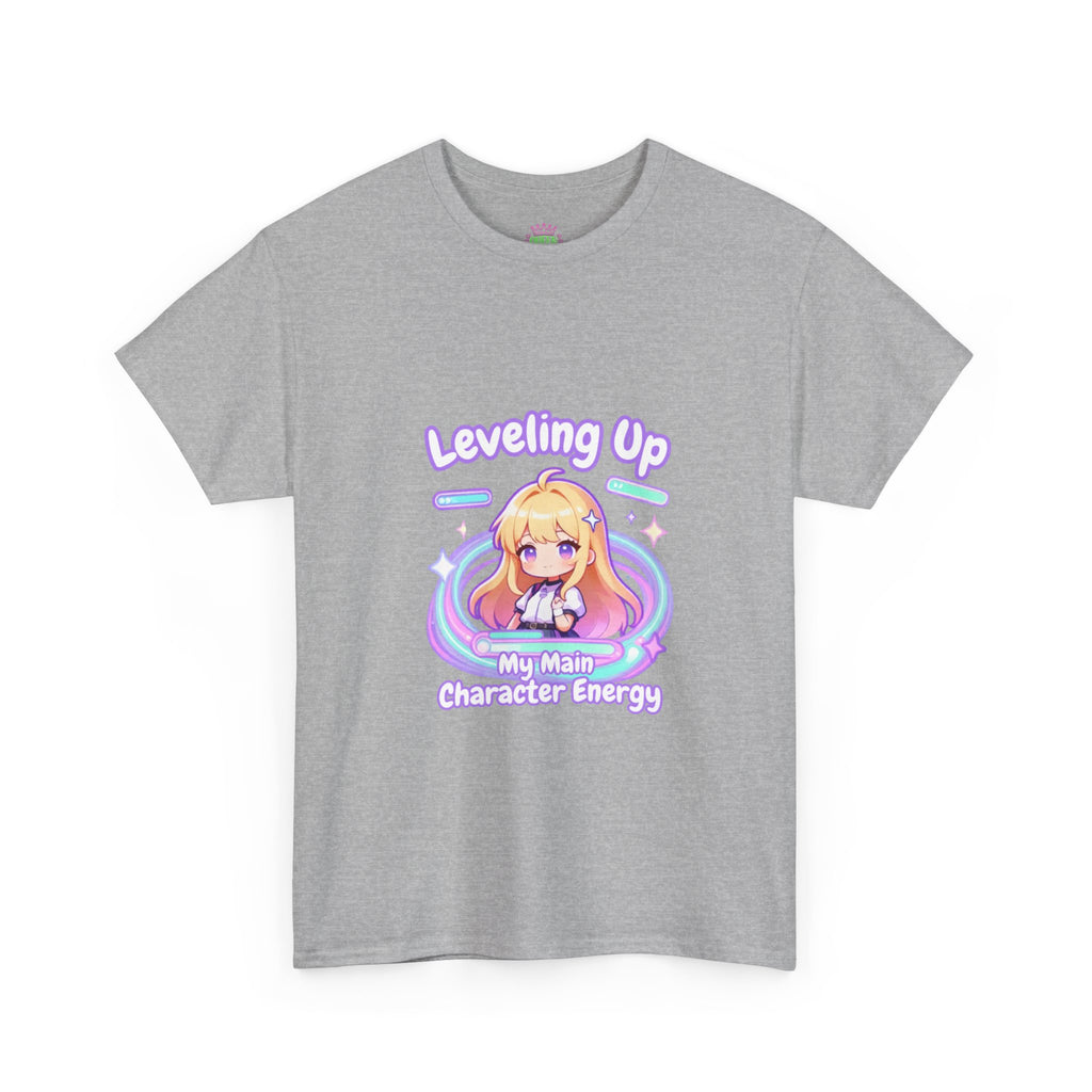 "Leveling Up" Unisex Heavy Cotton Tee