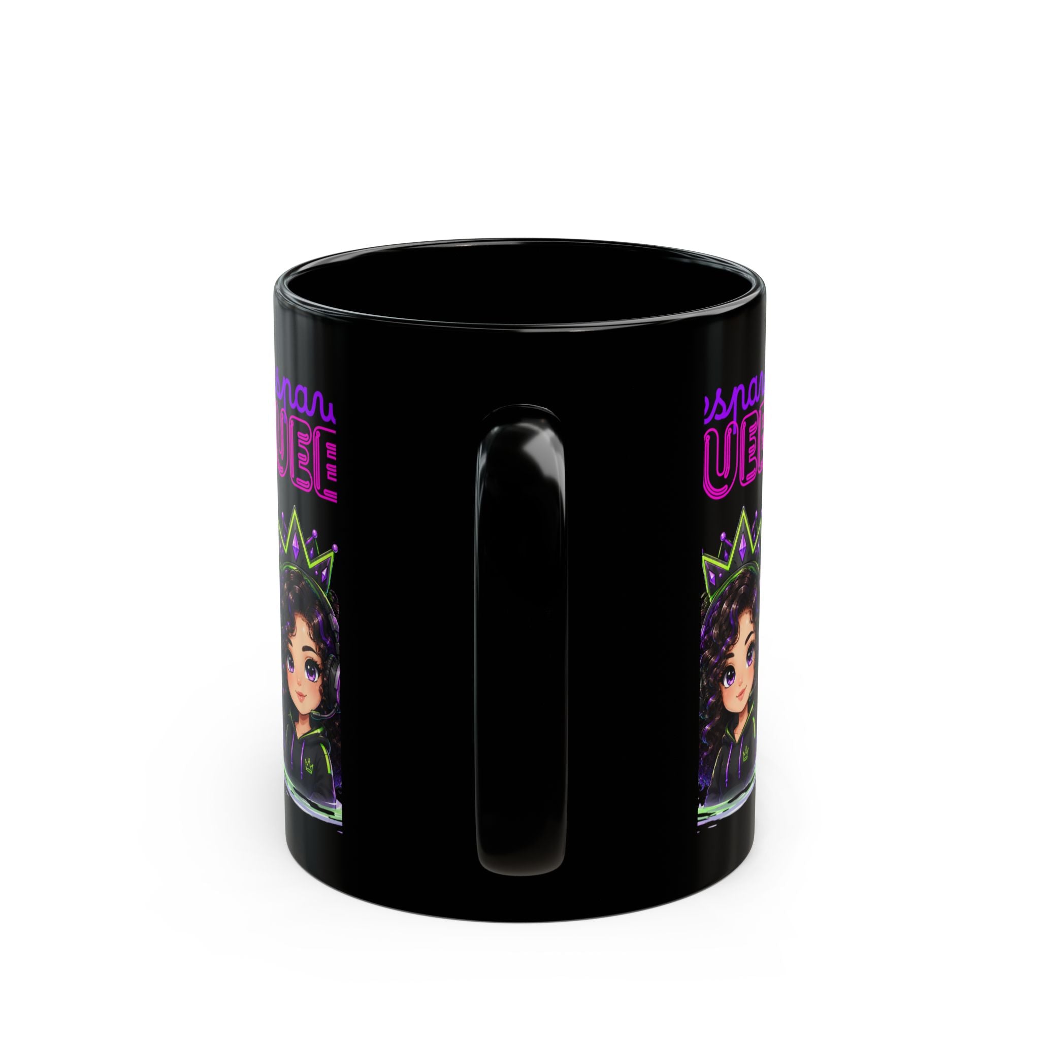 Chibi Queen Sprite Black Mug