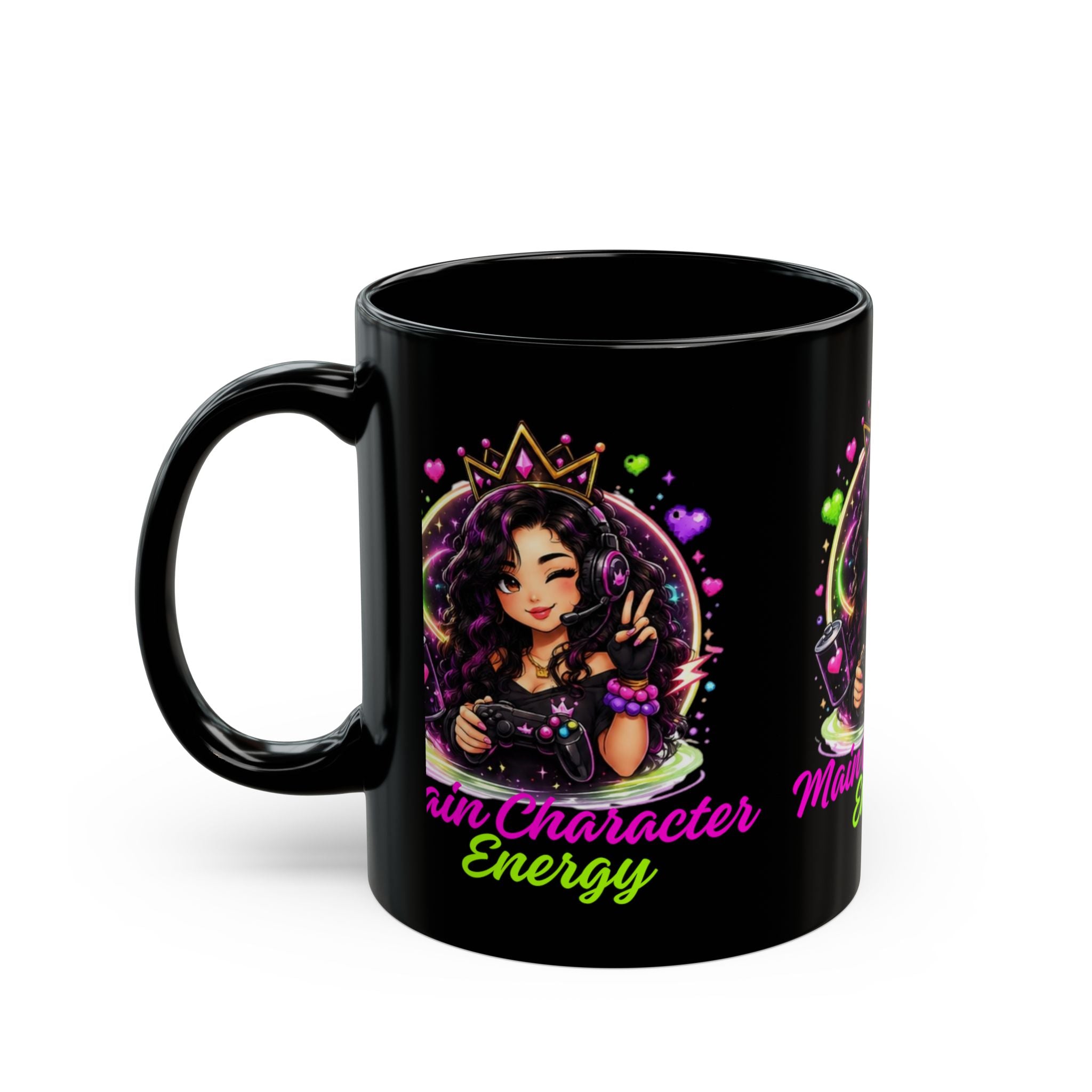 Gamer Ember “MCE” Black Mug