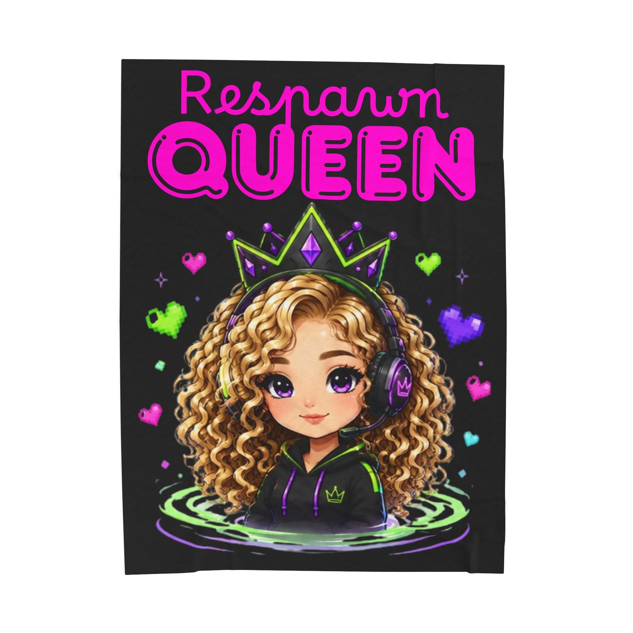 Chibi Queen Faye Plush Blanket