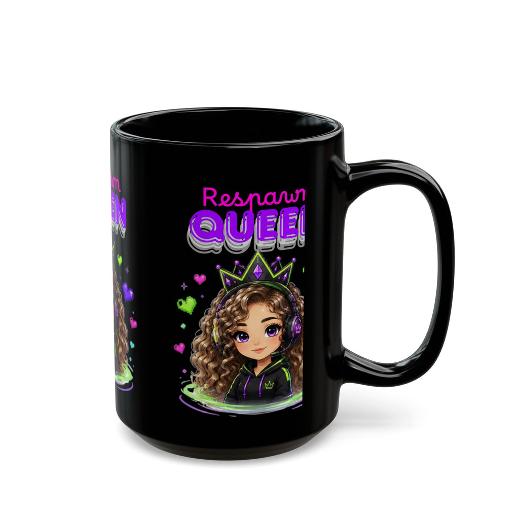 Chibi Queen Poppy Black Mug