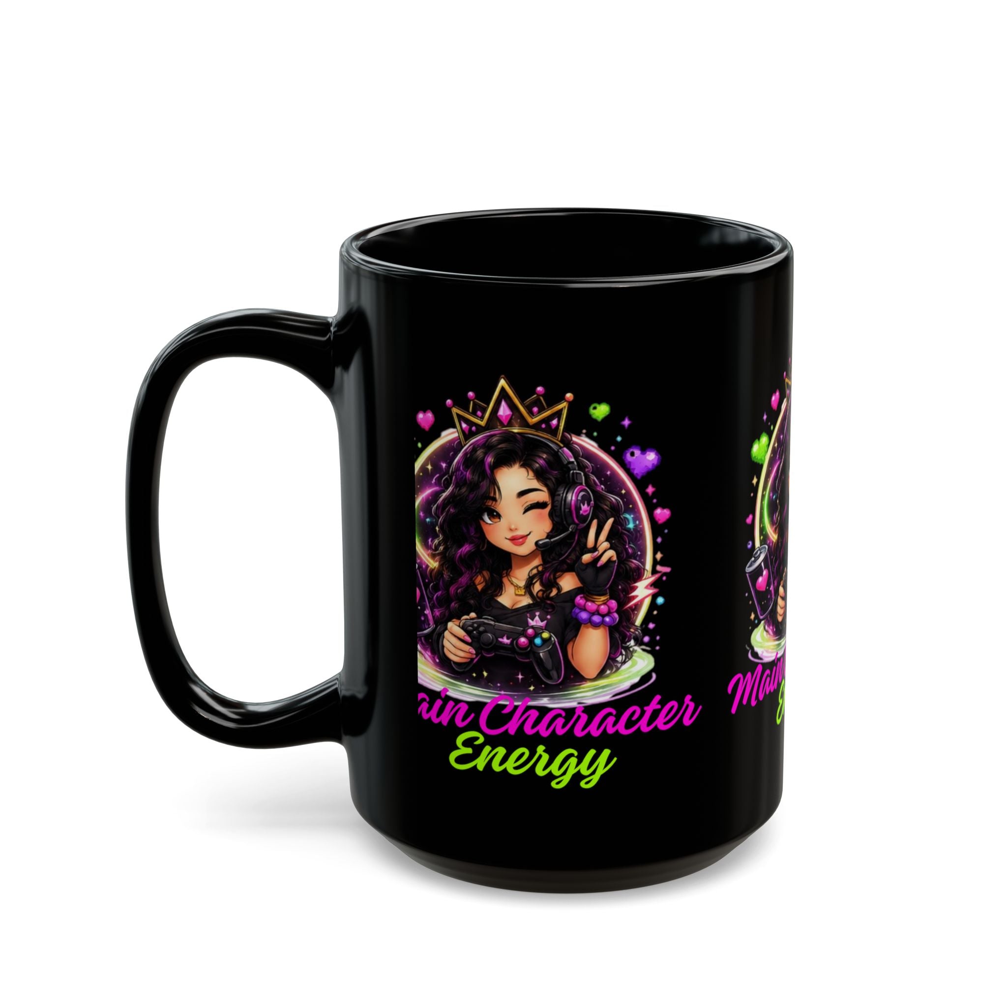 Gamer Ember “MCE” Black Mug