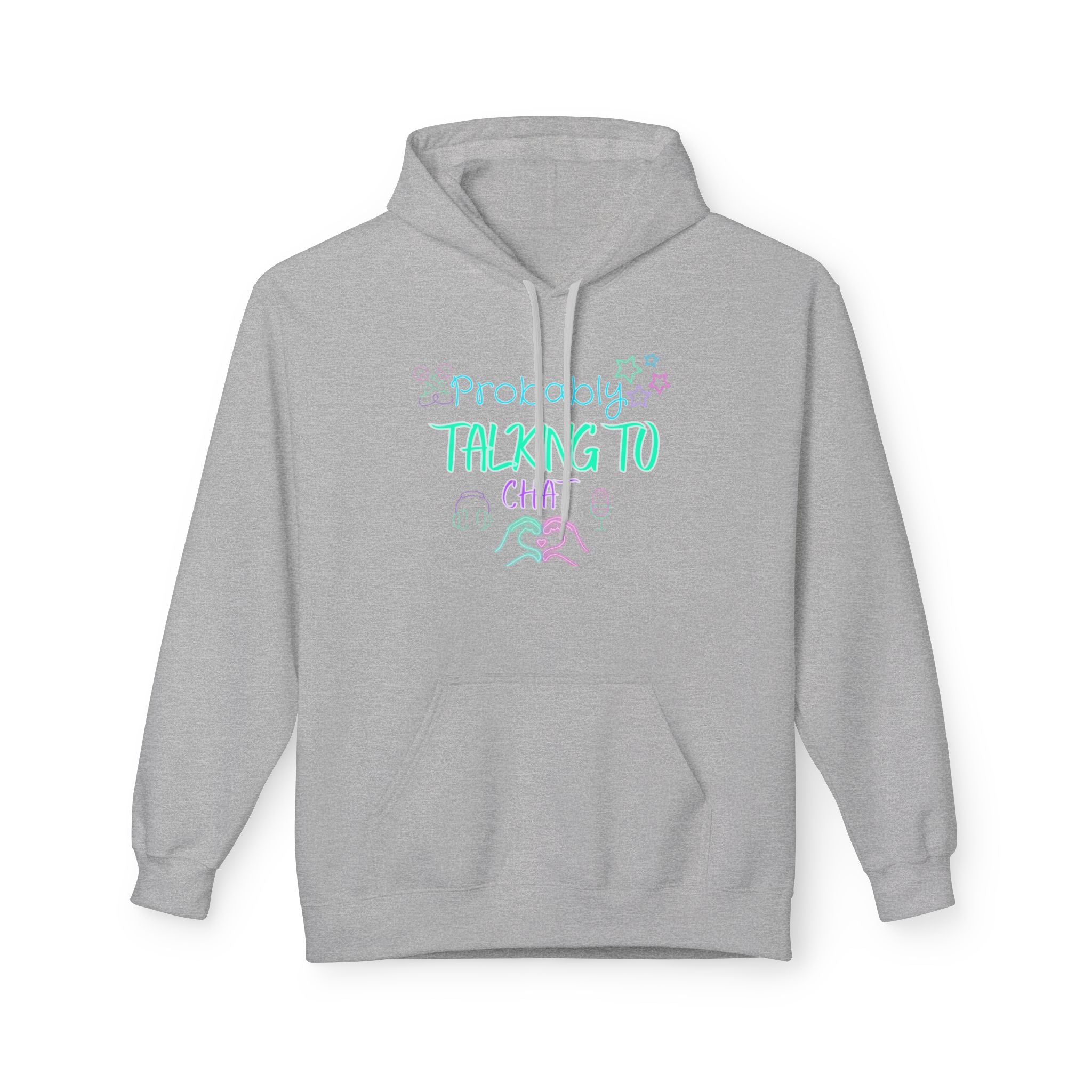 “Talking to Chat” Softstyle Fleece Hoodie