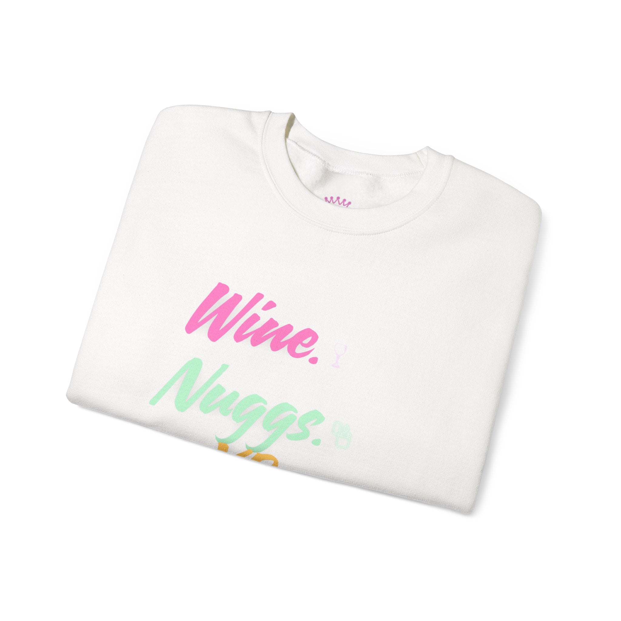 “Wine, Nuggs, XP, Repeat” Crewneck Sweatshirt