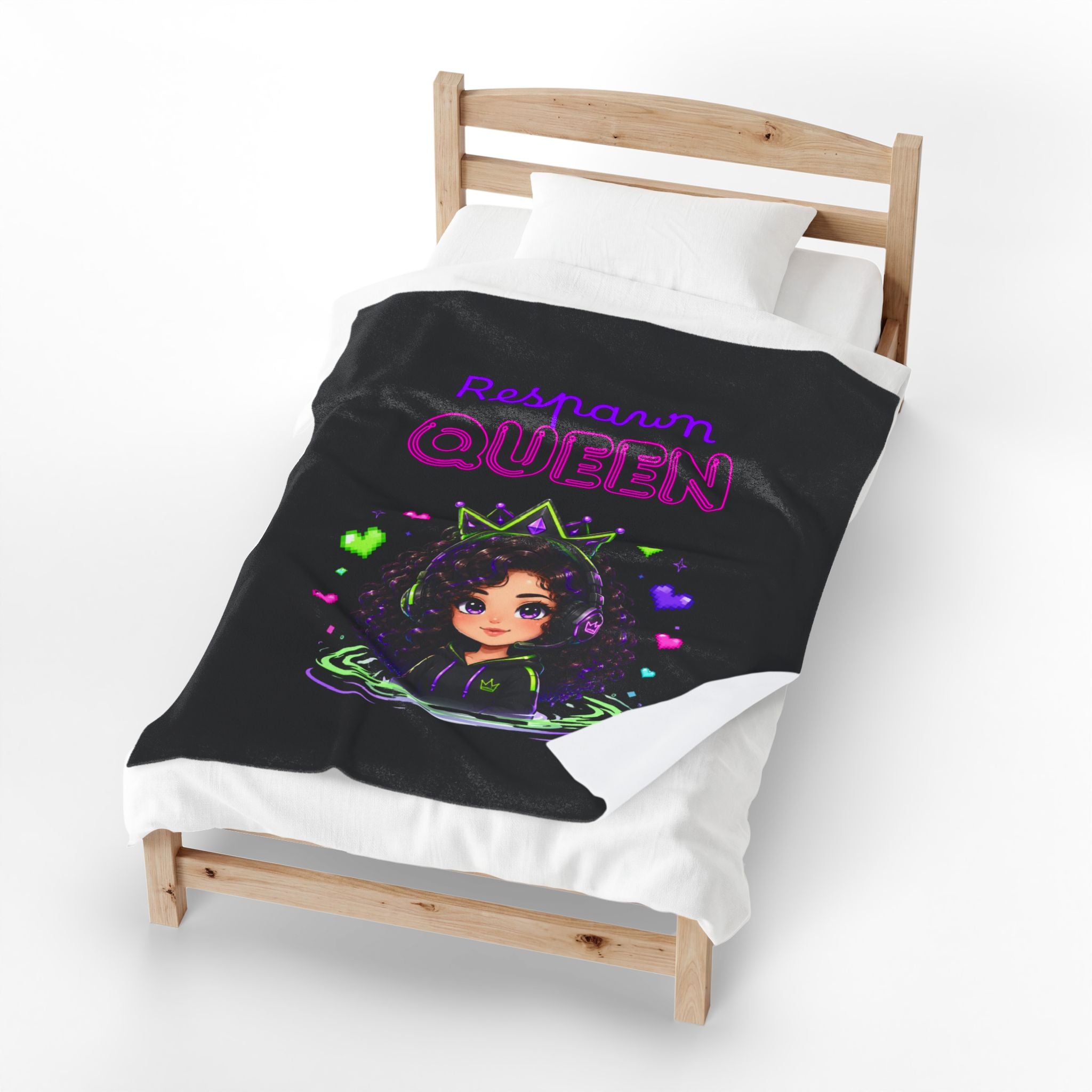 Chibi Queen Sprite Plush Blanket