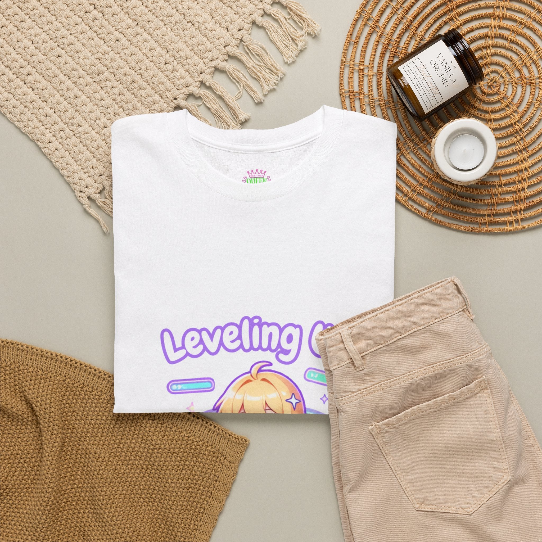 "Leveling Up" Cozy Tee