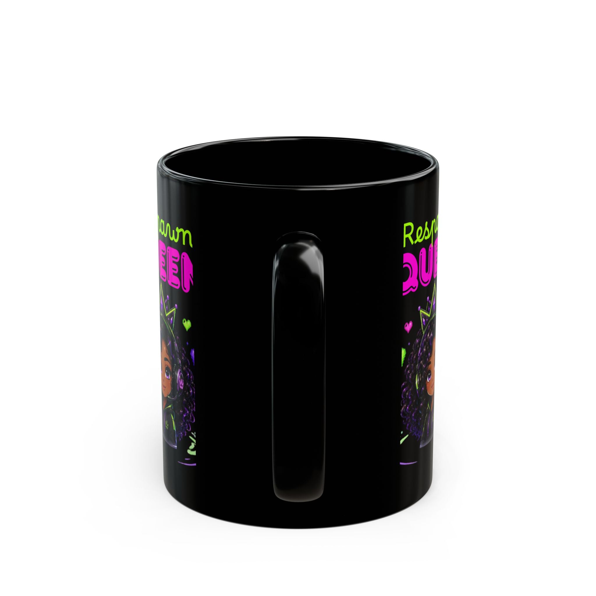 Chibi Queen Raven Black Mug