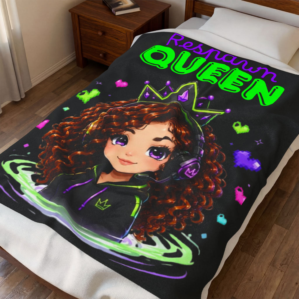 Chibi Queen Junie Plush Blanket